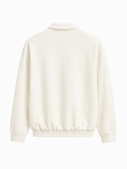 Men's Interlock Co-Ord Set — Cream White