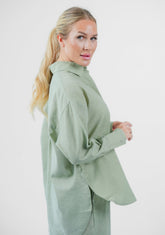 The Effortless Elegance Linen Co-ord Set: Sage Green