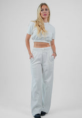 Interlock Wide-Leg Trouser