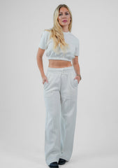 Interlock Wide-Leg Trouser
