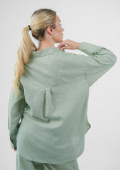 The Effortless Elegance Linen Co-ord Set: Sage Green