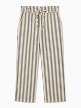 Stripe Linen Drawstring Trouser