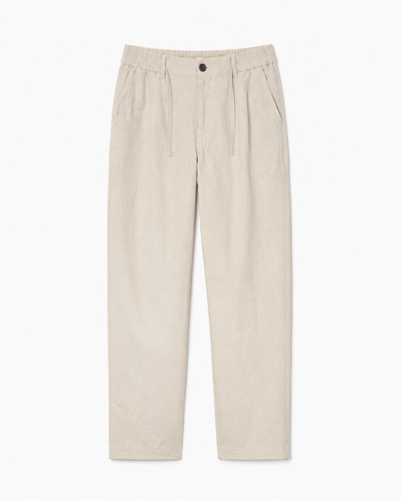 BSTN The Breeze Linen Trouser — Natural