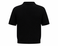 BSTN Diamond Knit Shirt — Noir