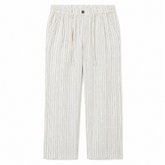 Dotted Pinstripe Linen Trouser