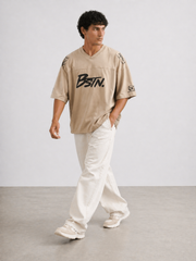 BSTN. | Men's Sports Graphic Interlock Tee — Sand Khaki