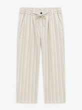 Pleated Linen Drawstring Trouser