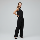 THE COORDINATING WAISTCOAT AND WIDE-LEG TROUSERS