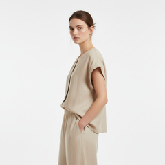 Effortless Elegance, Consciously Crafted: The GAZZELLE Linen Coord Set