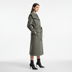 The Structured Twill Belted Trench Gazzelle