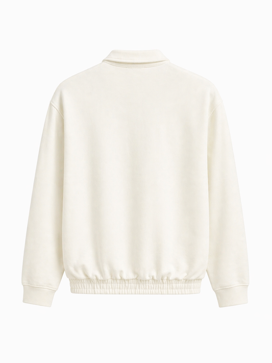 Men's Interlock Co-Ord Set — Cream White