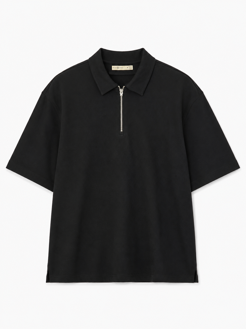 Interlock Half-Zip Polo