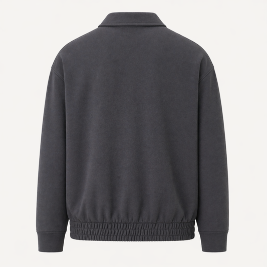 Men's Interlock Co-Ord Set — Charcoal Gray