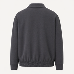 Men's Interlock Co-Ord Set — Charcoal Gray