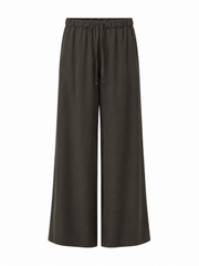 Olive Wide-Leg Palazzo Trouser