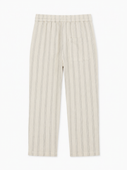 Bold Stripe Linen Trouser