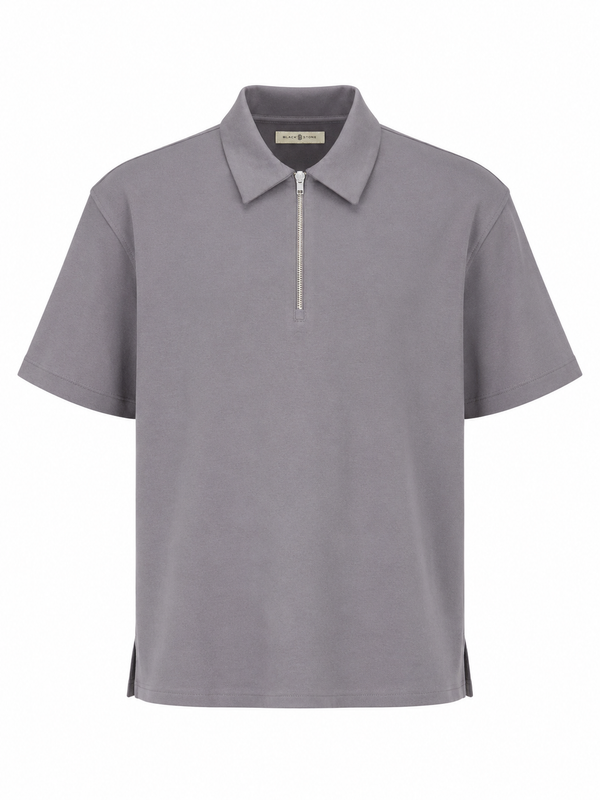 Interlock Half-Zip Polo