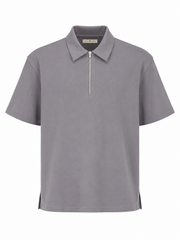 Interlock Half-Zip Polo