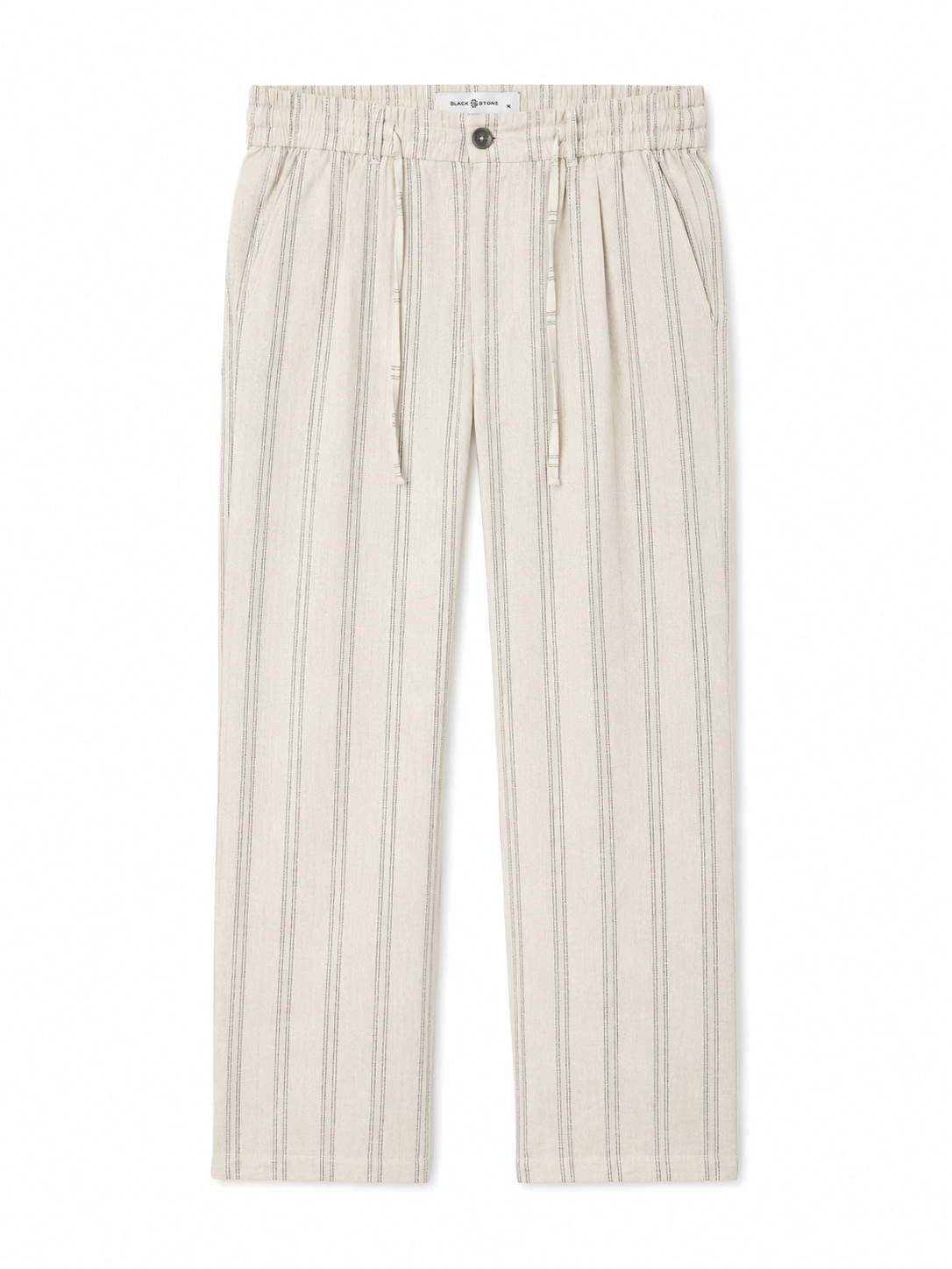 Bold Stripe Linen Trouser