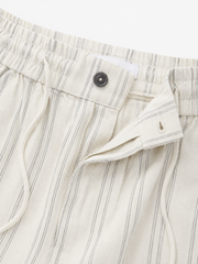 Bold Stripe Linen Trouser