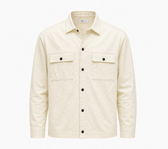 BSTN Utility Overshirt — Ecru