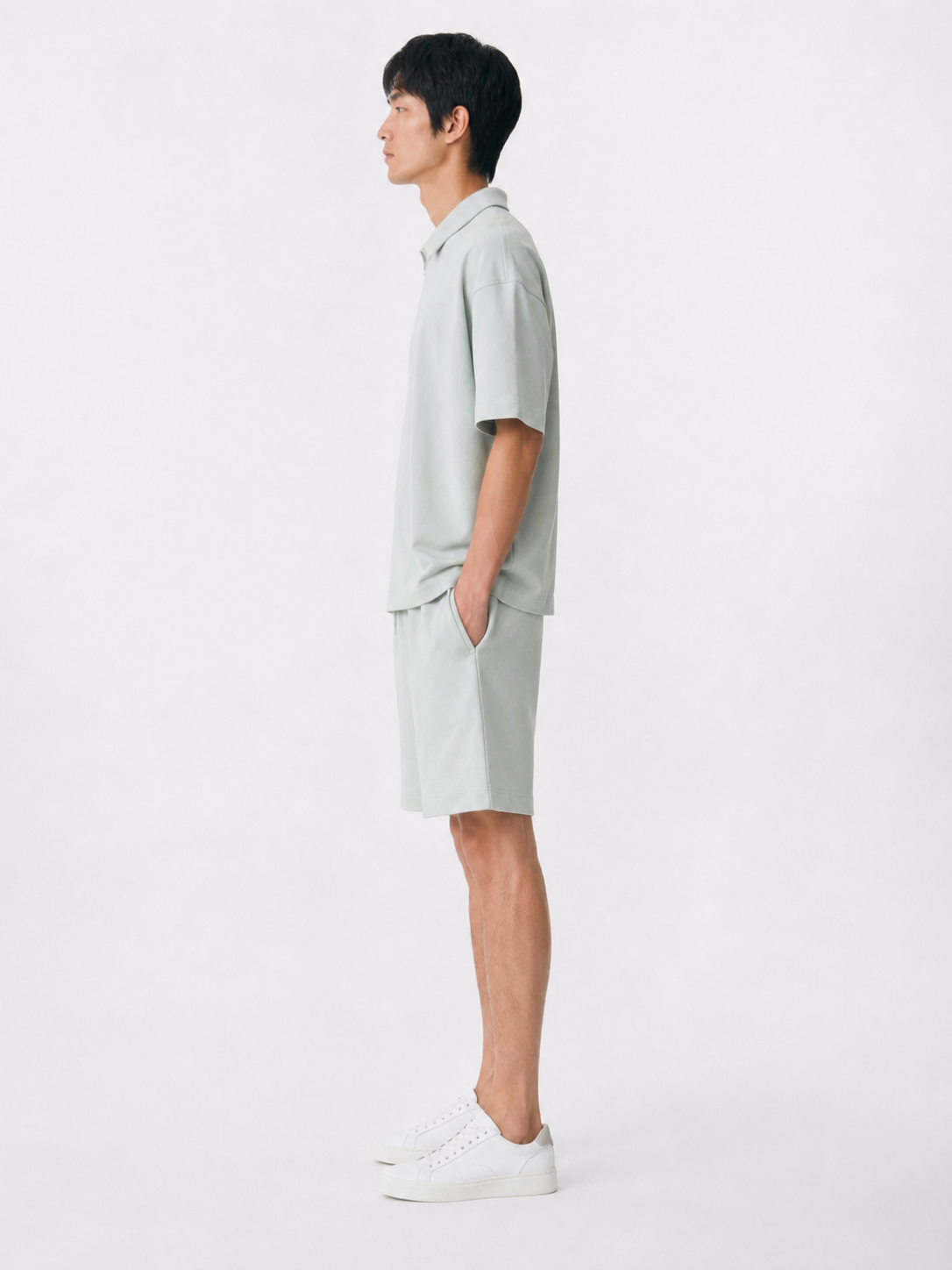 Interlock Half-Zip Polo