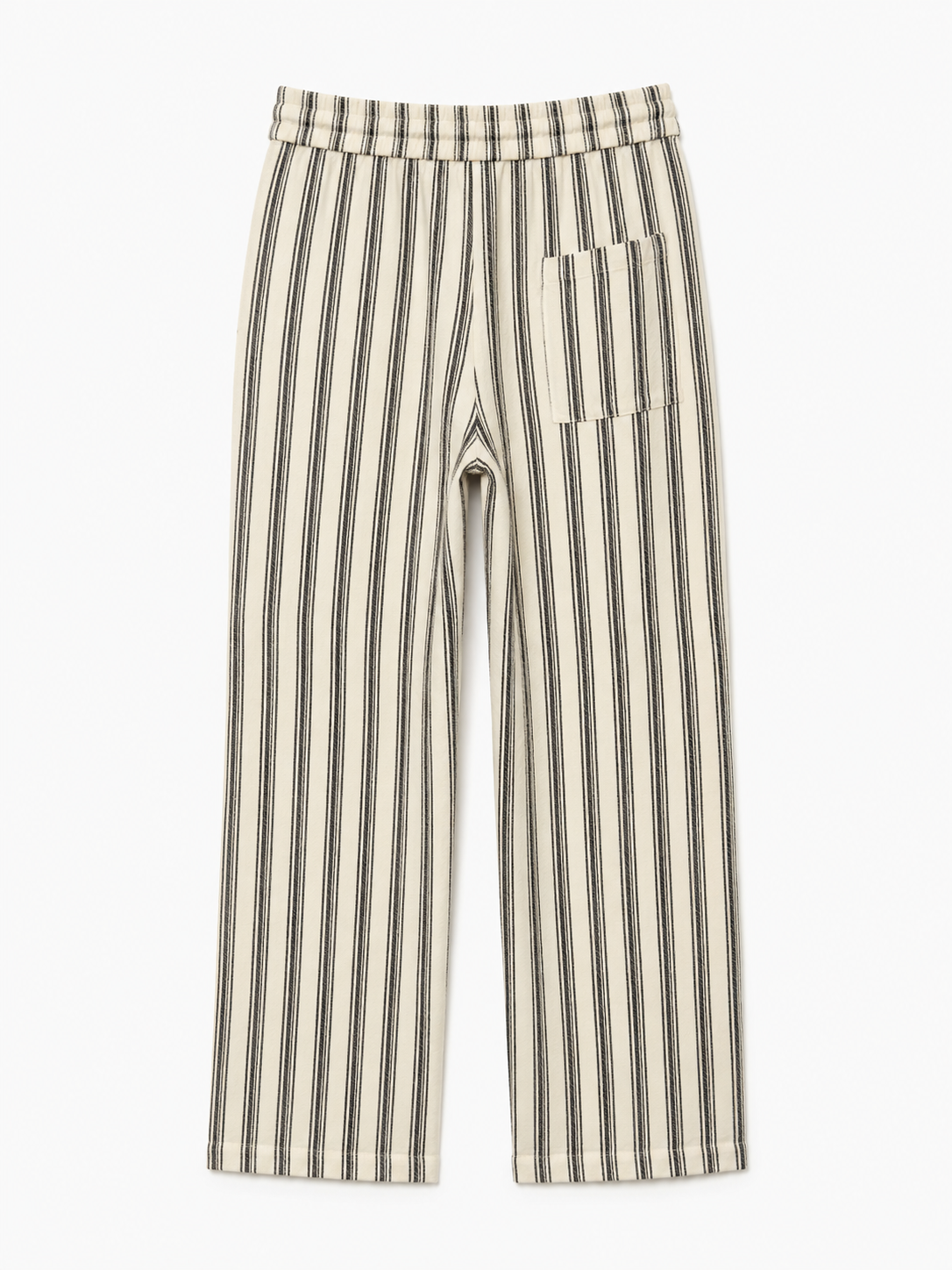 Stripe Linen Drawstring Trouser