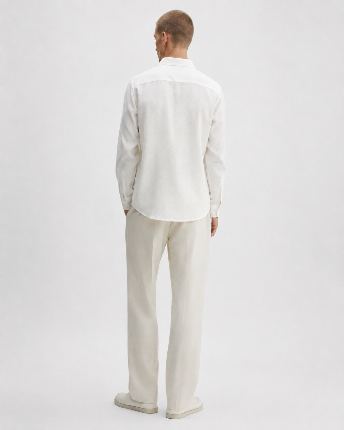 BSTN The Breeze Linen Shirt — White