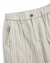 Dotted Pinstripe Linen Trouser