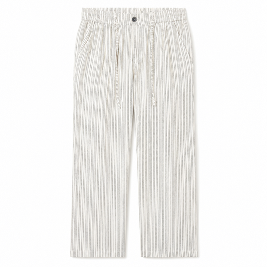 BSTN Dotted Pinstripe Linen Trouser - trouser bundle offer