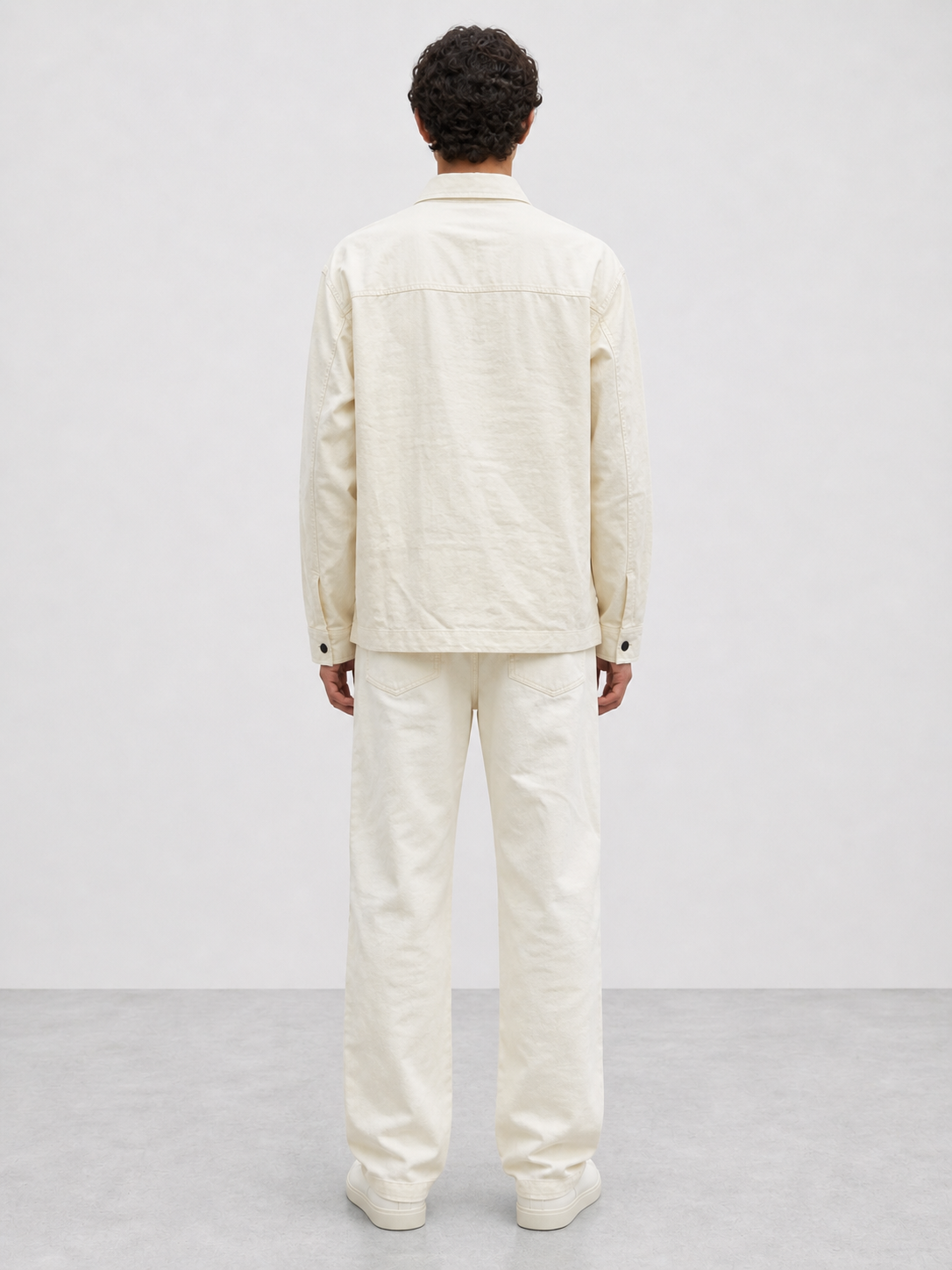 BSTN Utility Overshirt — Ecru