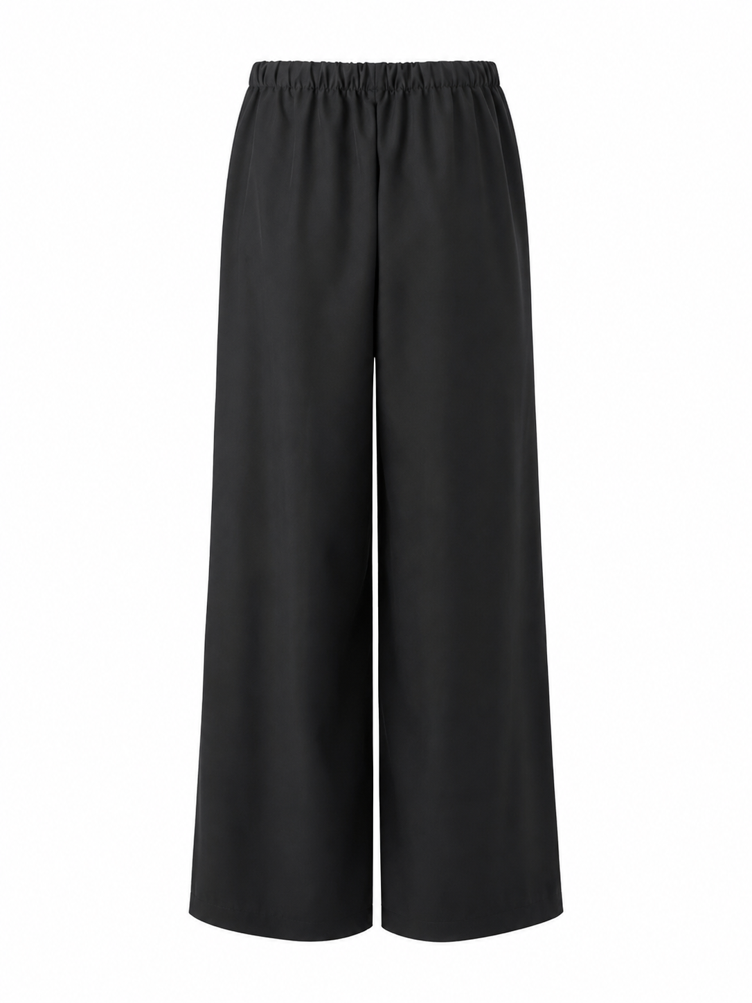Black Bella Wide-Leg Palazzo Trouser