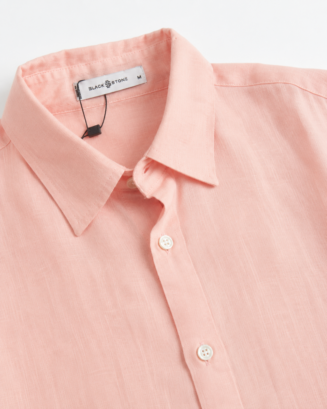 BSTN The Breeze Linen Shirt — Peach