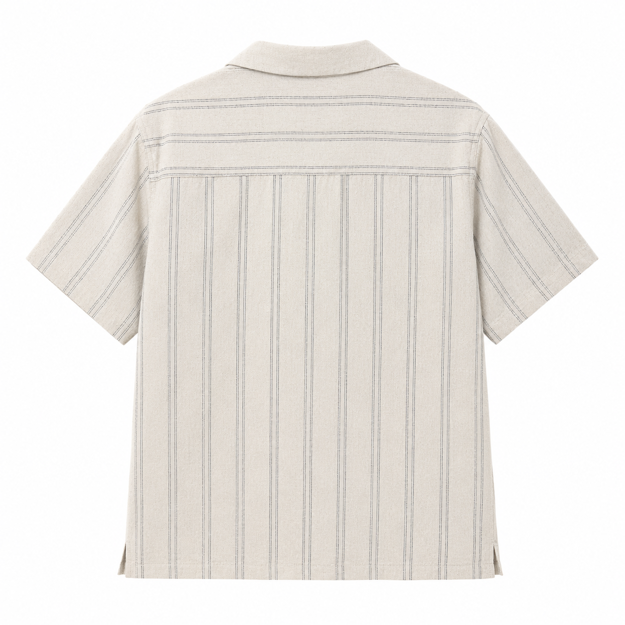 Bold Stripe Linen Camp Shirt
