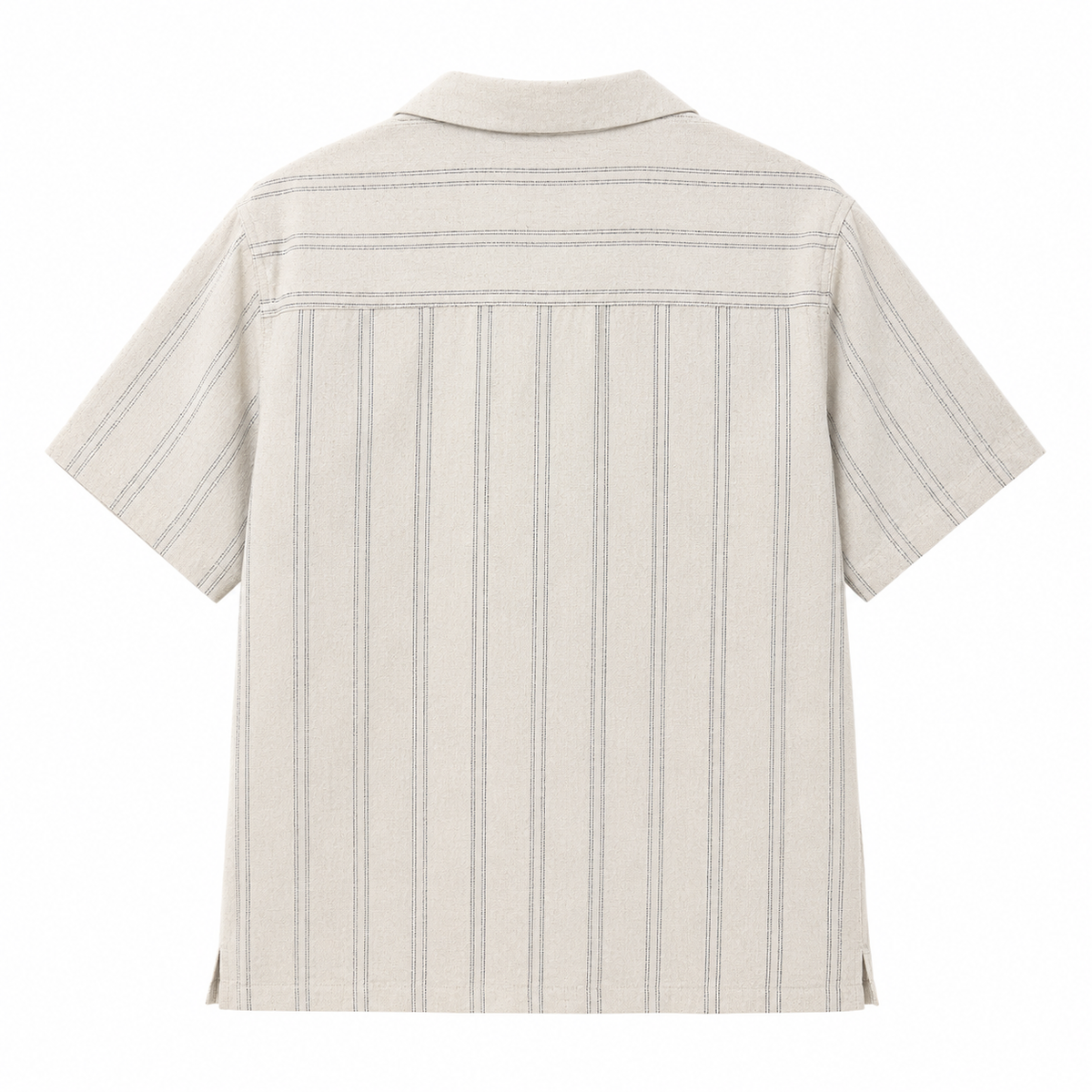Bold Stripe Linen Camp Shirt