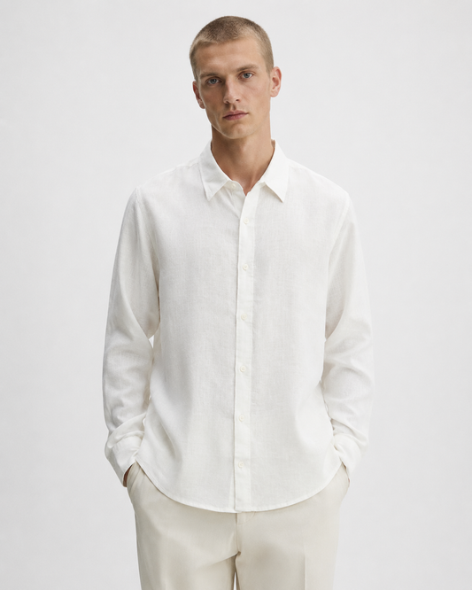 BSTN The Breeze Linen Shirt — White