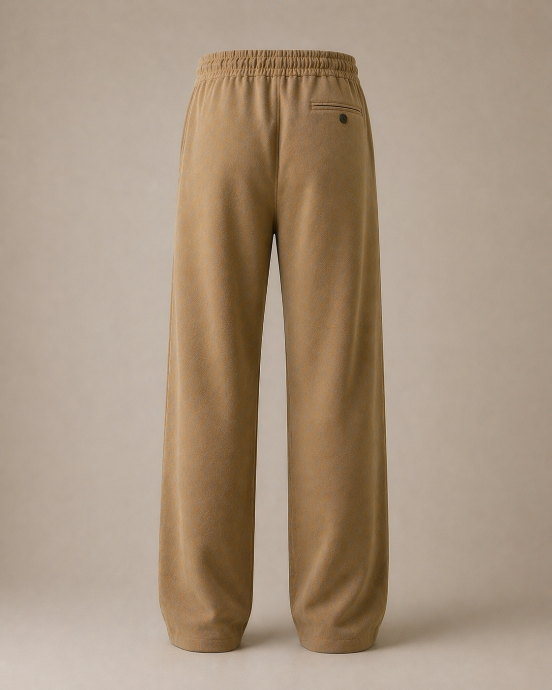 Men's Suede-Touch Bomber Co-Ord Set — Camel