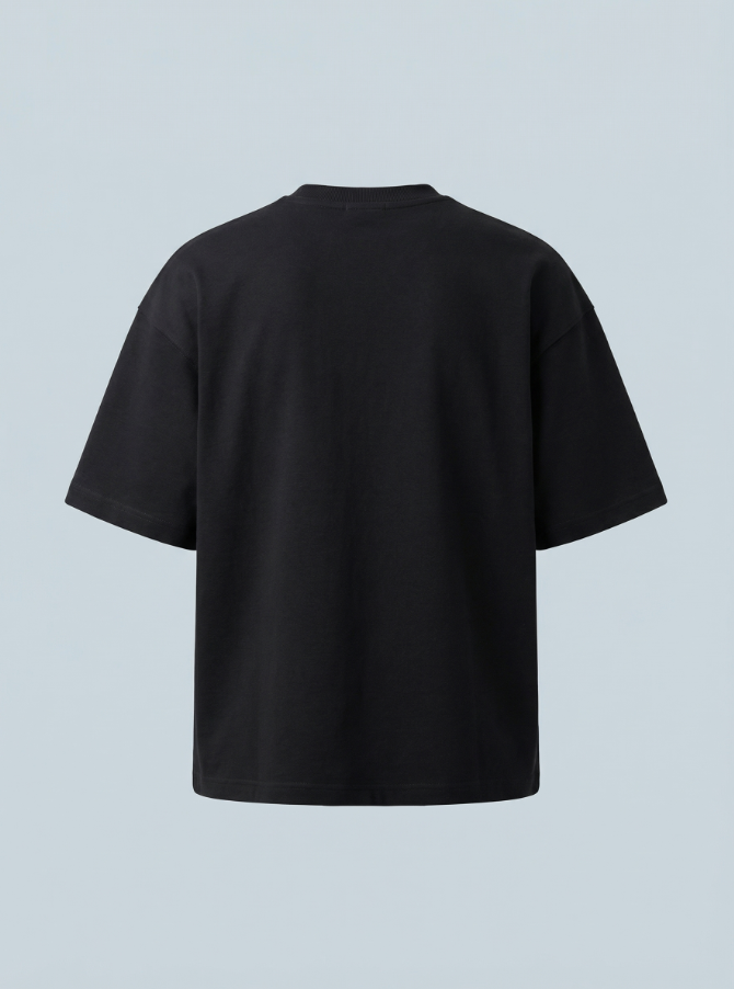 Blackstone Black Co-ord Set — Relaxed Short-Sleeve Top & Cargo Shorts