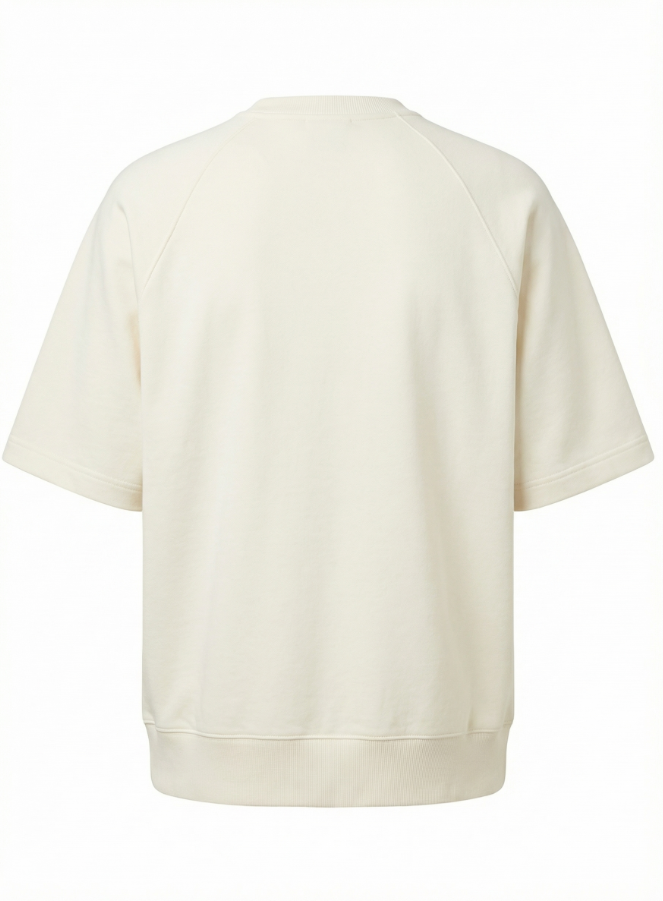 Blackstone Ecru Co-ord Set — Relaxed Short-Sleeve Top & Cargo Shorts