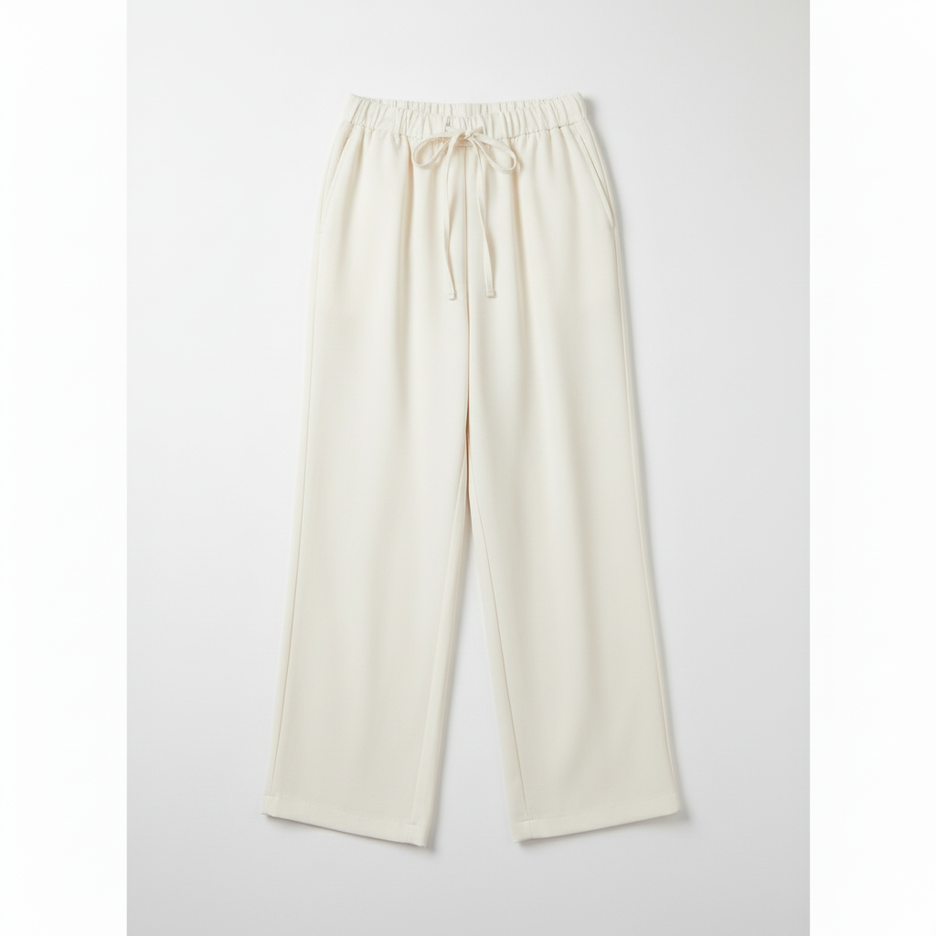 RELAXED FIT DOUBLE-BREASTED JACKET WITH CULOTTES