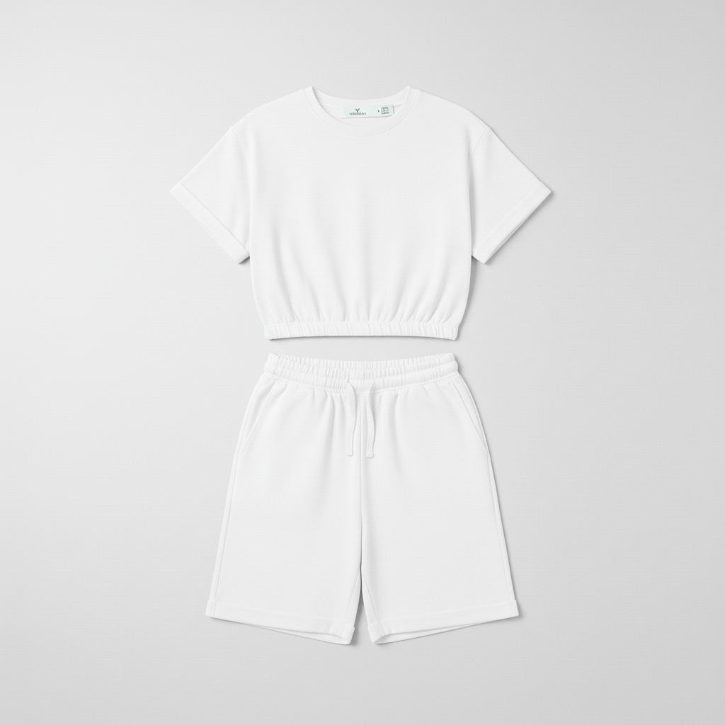 Crafted Women's Interlock Co-ord Set | طقم منسق محتشم الإمارات