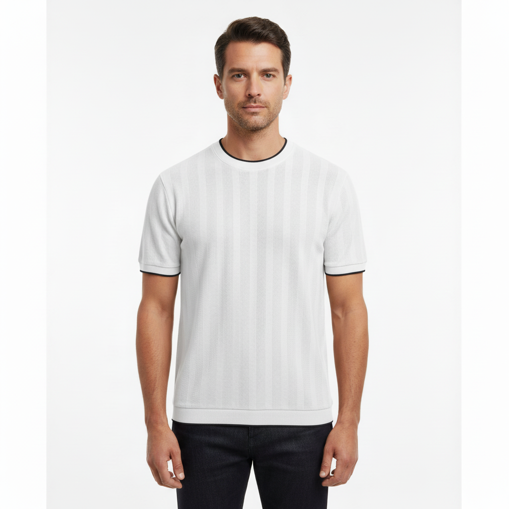 Premium Fit Breathable Knitted T-Shirt