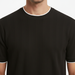Premium Fit Breathable Knitted T-Shirt