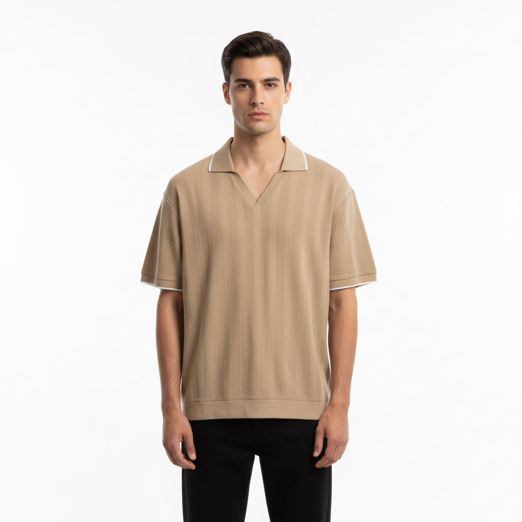 The Desert Sands Knitted Polo
