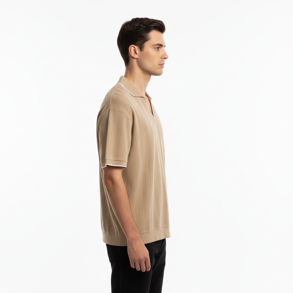 The Desert Sands Knitted Polo