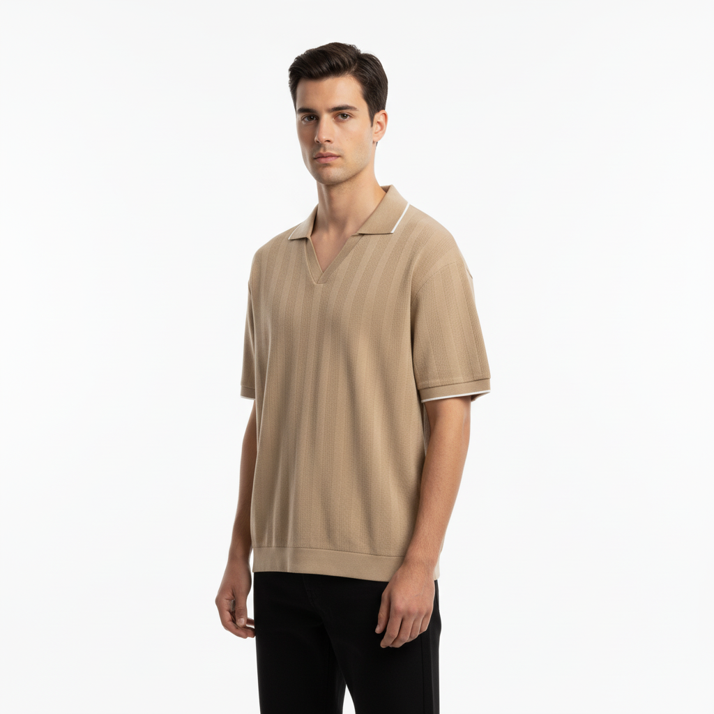 The Desert Sands Knitted Polo