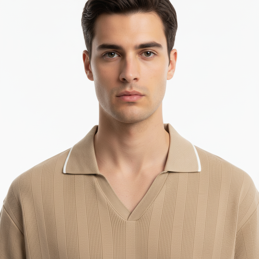 The Desert Sands Knitted Polo