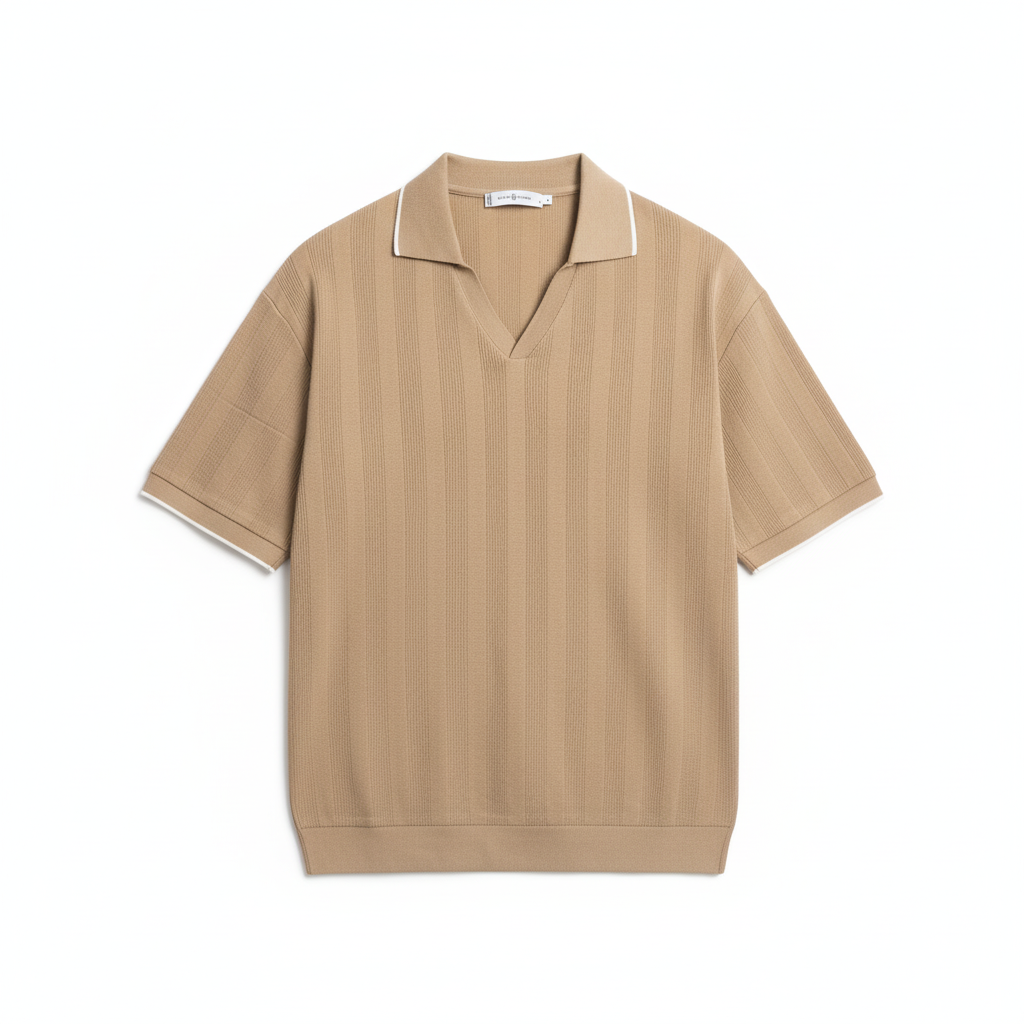 The Desert Sands Knitted Polo