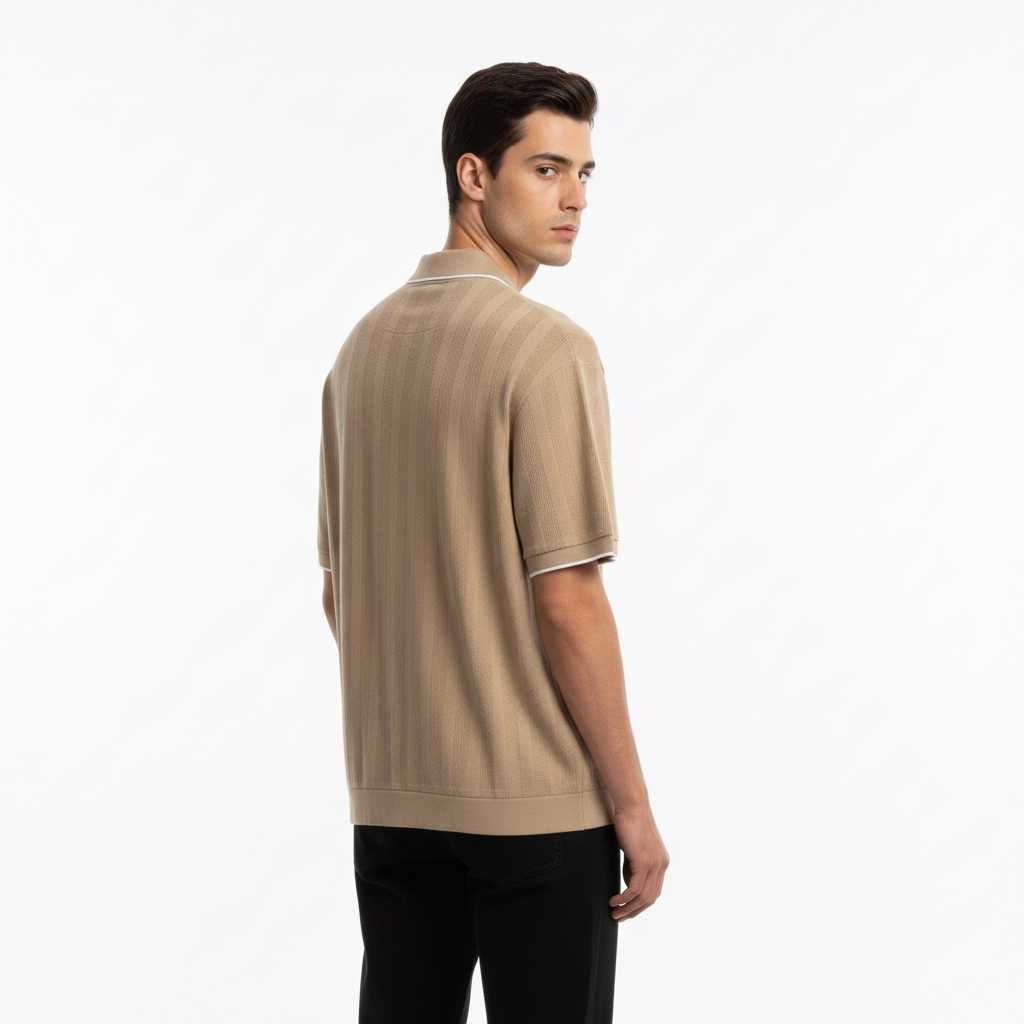 The Desert Sands Knitted Polo