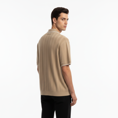 The Desert Sands Knitted Polo